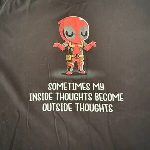 Deadpool Graphic T Shirt Unisex Size XL EUC